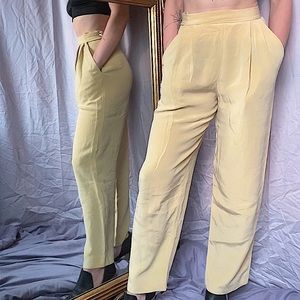 Tahari 100% silk trousers